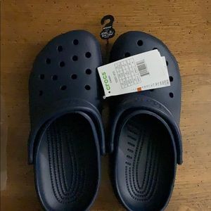 Navy Crocs NWT